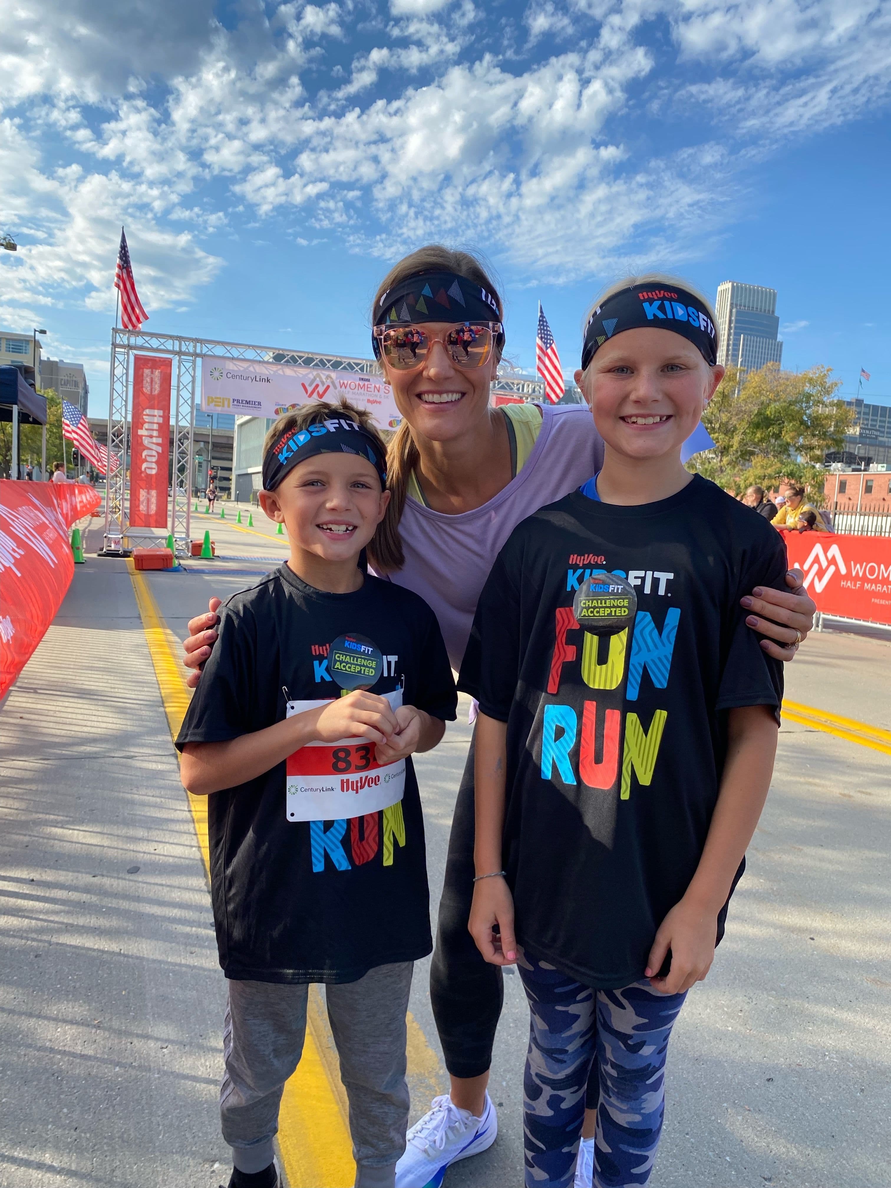 three running shapes